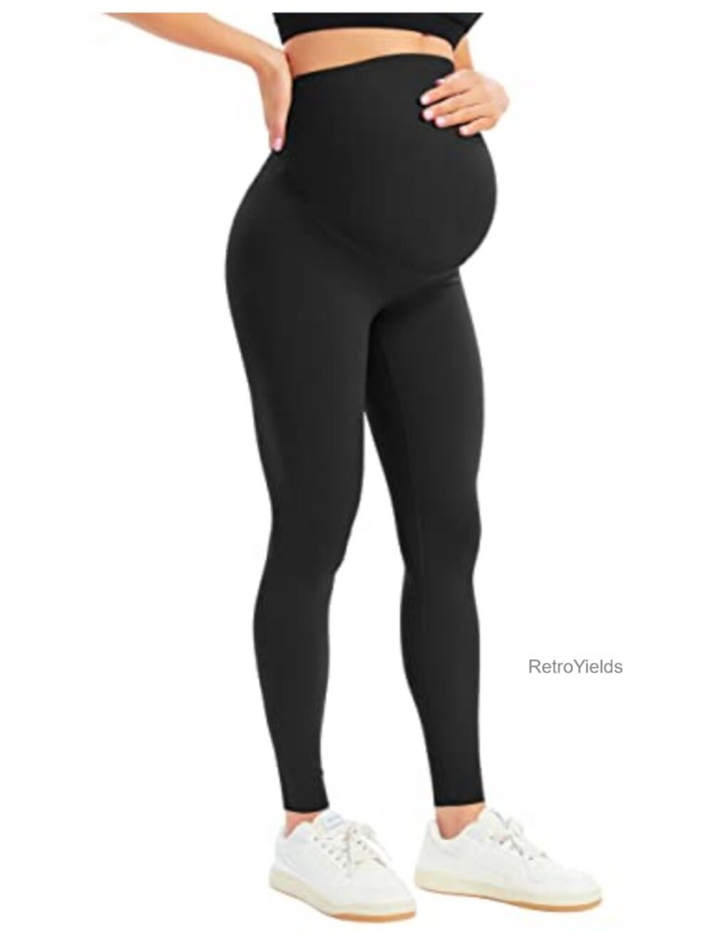 Maternity Leggings Over the Belly High Waist Active Pants